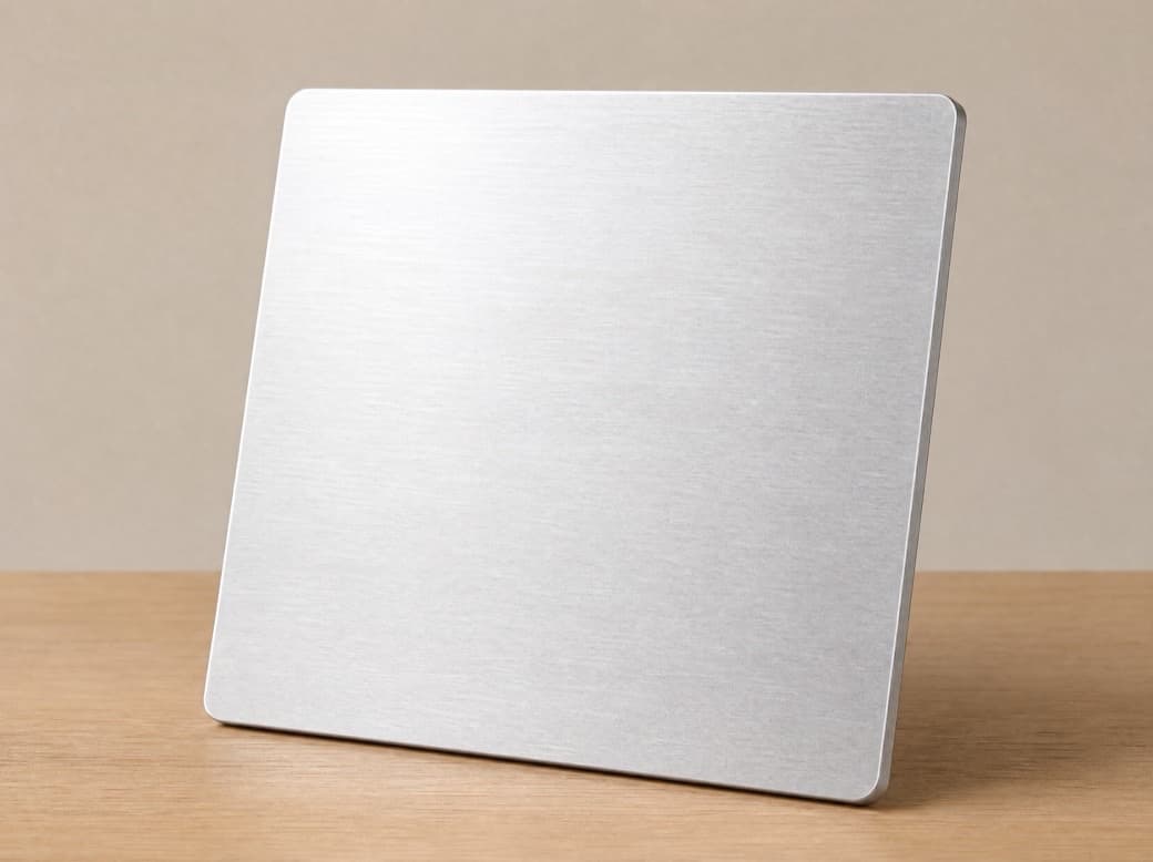 Aluminum material swatch